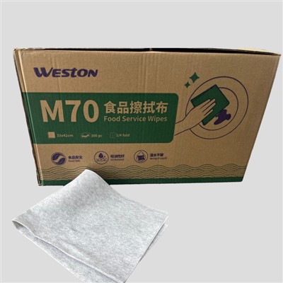 Tisu Persiapan Makanan Sekali Pakai Kemasan Karton